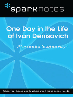 cover image of One Day in the Life (SparkNotes Literature Guide)